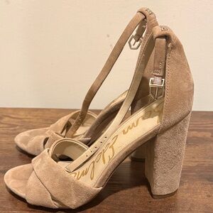 Sam Edelman Women's Tan Block Heel Sandals